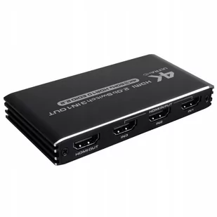 SWITCH HDMI 2.0 3x1 PRZEŁĄCZNIK ROZDZIELACZ ULTRA HD HDCP 2.2 HDR10 4K/60HZ - Kable - miniaturka - grafika 1