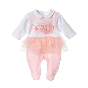 BGL-46495 Pajac Peonia 68 - Pajacyki dla niemowląt - miniaturka - grafika 1