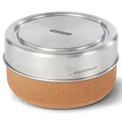 Pojemniki kuchenne - Black+Blum Lunch bowl szklany L migdałowy - miniaturka - grafika 1