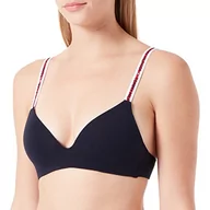 Biustonosze - Tommy Hilfiger Damski biustonosz z koronką, trójkątny biustonosz dla dziewcząt, Desert Sky, 85C - miniaturka - grafika 1