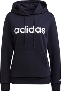 Adidas Bluza damska adidas Essentials Hoodie granatowa H07797 - Bluzy damskie - miniaturka - grafika 1