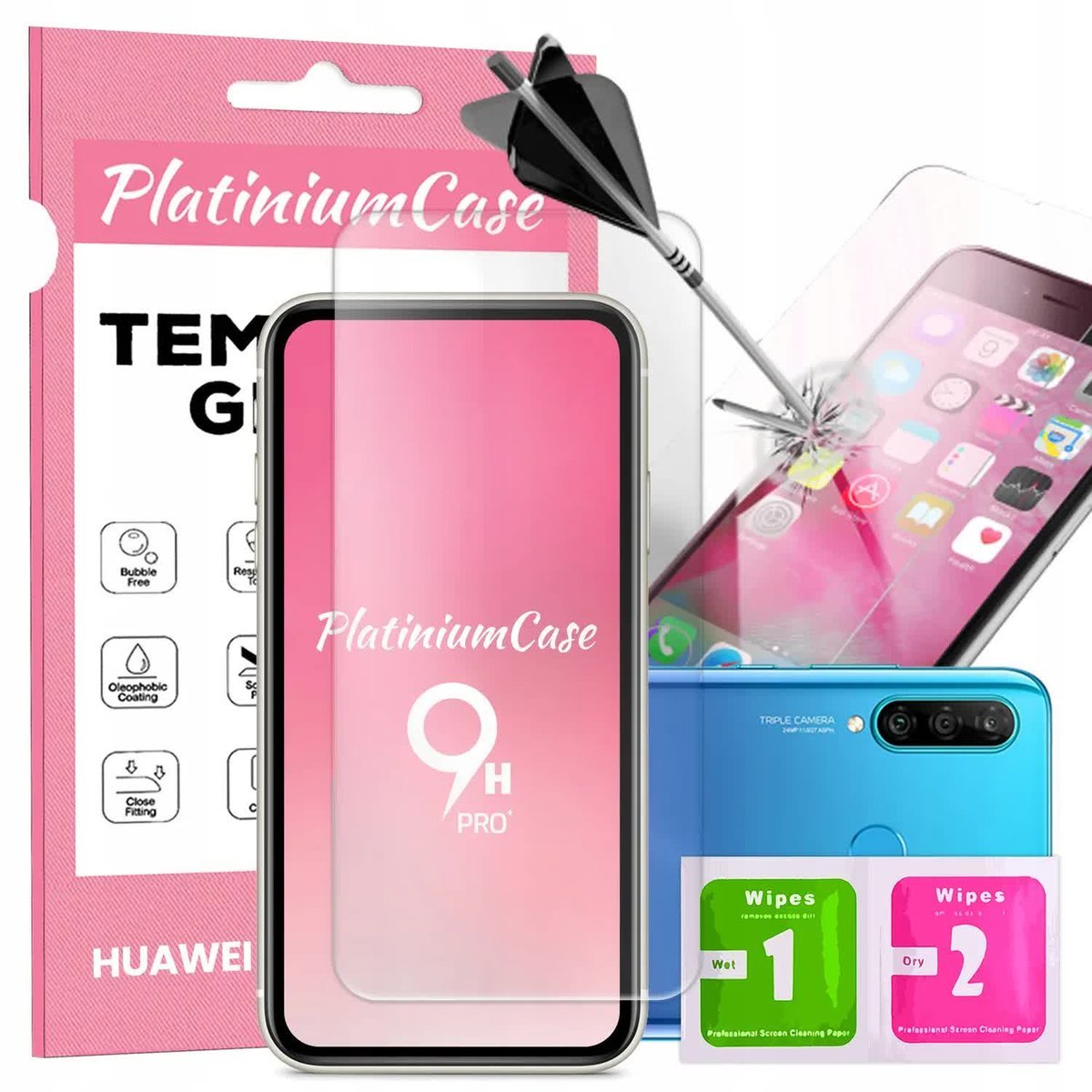 Szkło hartowane 9H szybka ekran do HUAWEI P30 LITE