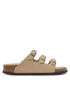 Klapki i japonki damskie - Birkenstock Klapki Florida Fresh 1029480 Beżowy - miniaturka - grafika 1