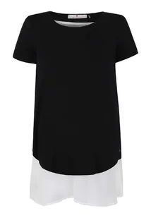 Bluzka damska z krótkim rękawem, do karmienia, czarna, Bellybutton - Bluzki damskie - miniaturka - grafika 1