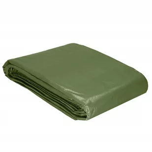 Springos Plandeka 4x8m 120g/m2 gruba płachta ochronna zielona GA2128 - Folie budowlane - miniaturka - grafika 1