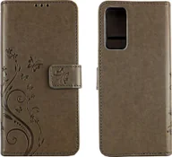 Etui i futerały do telefonów - Samsung Galaxy S20 FE etui na telefon komórkowy etui ochronne etui z klapką etui na kartę szary - miniaturka - grafika 1