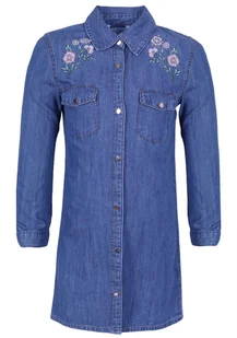 Jeansowa koszulowa sukienka DENIM CO 10-11 lat 146 cm - Sukienki - miniaturka - grafika 1