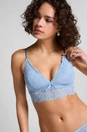 Biustonosze - Hunkemöller Trójkątny biustonosz bralette Posie Niebieski - miniaturka - grafika 1