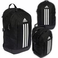 Plecaki - PLECAK SPORTOWY ADIDAS do szkoły na siłownię POTĘŻNY CZARNY UNISEX 26.4 L - miniaturka - grafika 1