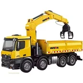 Zabawki zdalnie sterowane - Wywrotka z dźwigiem zdalnie sterowana HUINA 1538 - miniaturka - grafika 1