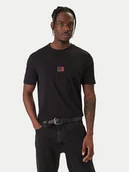 Koszulki męskie - HUGO T-Shirt Danotie 50553124 Czarny Regular Fit - miniaturka - grafika 1