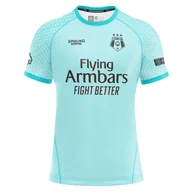 Kimona, stroje i obuwie - Rashguard do MMA/BJJ męski Ground Game FC Armbar miętowy z krótkim rękawem - miniaturka - grafika 1