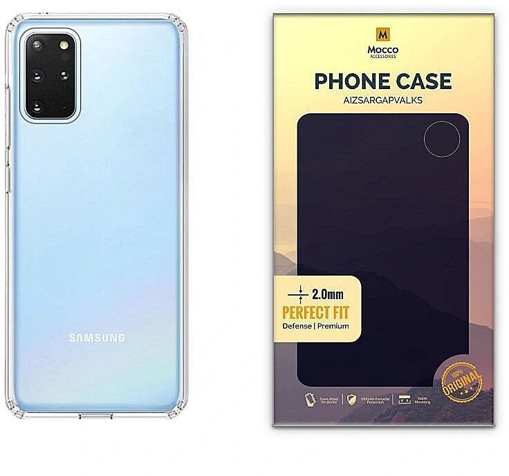 Mocco Original Clear Case 2mm Silicone Case for Samsung Galaxy S20 Plus Transparent EU Blister
