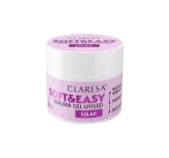 Żele do paznokci - Claresa Soft & Easy żel budujący Lilac 12g - miniaturka - grafika 1
