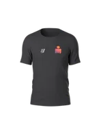 Koszulki sportowe męskie - COMPRESSPORT Koszulka biegowa z krótkim rękawem TRAINING SS T-SHIRT IRON MAN 2025 black sunset - miniaturka - grafika 1