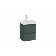 Szafki łazienkowe - ROCA A851681513 ONA Zestaw łazienkowy UNIK Compacto 2 szuflady 450mm ciemny zielony mat - miniaturka - grafika 1