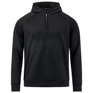 Bluzy męskie - HEAD Męska bluza z kapturem KORE Tech, czarna, S, czarny, S - miniaturka - grafika 1