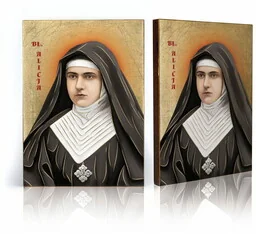 Ikona religijna Błogosławiona Alicja - Ikony i obrazy sakralne - miniaturka - grafika 1
