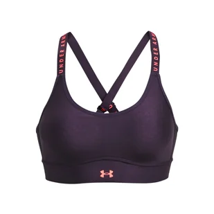 Damski Stanik sportowy UNDER ARMOUR UA INFINITY MID COVERED 1363353-541 – Czarny - Biustonosze - miniaturka - grafika 1