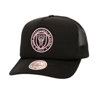 Czapki męskie - cCzapka z daszkiem Mitchell & Ness Inter Miami CF MLS Evergreen trucker czarna - miniaturka - grafika 1