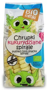 BIOMINKI Chrupki kukurydziane SPIRALE bezglutenowe BIO 60 g BIOMINKI 000-2439 - Przekąski dla dzieci - miniaturka - grafika 2