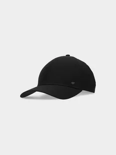 4F Czapka z daszkiem uniseks 4FWSS25ACABU371-20S Czarny Roz. L/XL - Czapki i chusty sportowe męskie - miniaturka - grafika 1