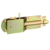 Zawiasy, okucia i inne akcesoria - Rygiel bezpieczeństwa ocynkowany 200 x 70 x ⌀15 - miniaturka - grafika 1