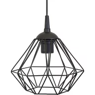Lampy sufitowe - HowHomely Lampa wisząca HowHomely Lampa geometryczna Diamond czarna 19 cm metalowa 10-1567C - miniaturka - grafika 1