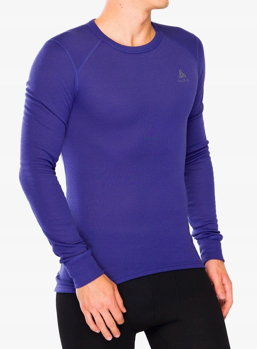 Odlo Active Warm Eco Bluza Termoaktywna Męska - Skipper Blue, Rozmiar L