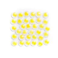 Zabawki kreatywne - DP Craft Samoprzylepne ruchome oczka 8 mm żółte KSOC-025 - miniaturka - grafika 1