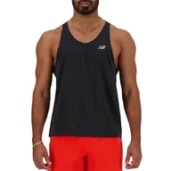 Koszulki męskie - Koszulka New Balance MT41250BK - czarna - miniaturka - grafika 1