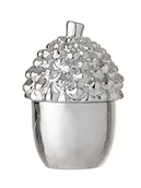 Ozdoby bożonarodzeniowe - Pojemnik świąteczny żołądź, srebrny, Bloomingville - miniaturka - grafika 1