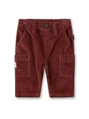 Spodenki dla niemowląt - Sanetta Kidswear Bojówki sztruksowe w kolorze brązowym - miniaturka - grafika 1