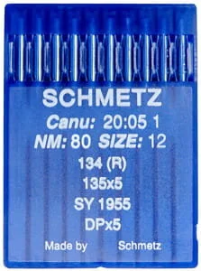 Igły Schmetz 135x5 80 DPx5 - Akcesoria i części do maszyn do szycia - miniaturka - grafika 1