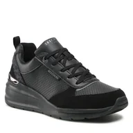 Sneakersy damskie - SKECHERS Sneakersy Subtle Spots 155616/BBK Black - miniaturka - grafika 1