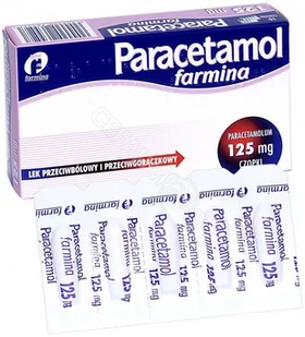Farmina Paracetamol 125mg 10 szt. - Przeziębienie i grypa - miniaturka - grafika 1