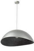 Lampy sufitowe - Kopułowa lampa wisząca SOLARIS 40631 Sigma srebrna czarna - miniaturka - grafika 1