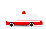 Samochody i pojazdy dla dzieci - Candylab Candylab   -  Drewniane Autko Candycar  -   Ambulans - miniaturka - grafika 1