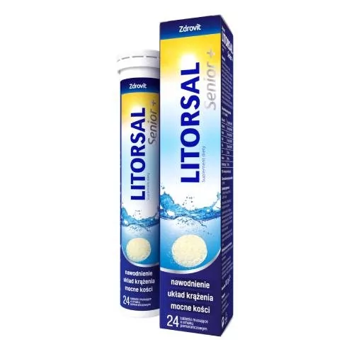 Zdrovit Litorsal Senior + x 24 tabletek musujących
