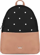 Plecaki - Vuch Plecak miejski damski Zane mini Gendy czarny uniwersalny - miniaturka - grafika 1