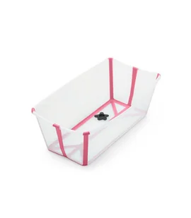 Stokke Wanienka FLEXI BATH transparent PINK - Wanienki dla dzieci - miniaturka - grafika 1