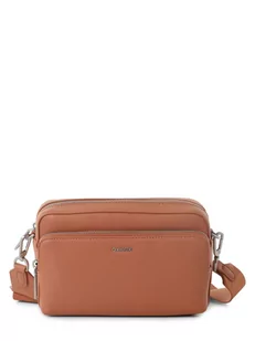 Calvin Klein - Damska torebka na ramię, pomarańczowy - Torebki damskie - miniaturka - grafika 1