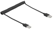 Kable USB - DeLOCK 90124 kabel USB USB 2.0 0,8 m USB A Czarny - miniaturka - grafika 1