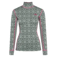 Bluzy sportowe damskie - Bluza damska Kari Traa Rose Half Zip Baselayer Top Rozmiar: XS / Kolor: zielony - miniaturka - grafika 1