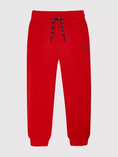 Spodnie i spodenki dla chłopców - Mayoral Spodnie dresowe 725 Czerwony Regular Fit - grafika 1