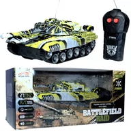 Samochody i pojazdy dla dzieci - CZOŁG TANK PANZER STEROWANIE R/C Jeździ Dźwięk Światło - miniaturka - grafika 1