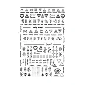 Ozdoby do paznokci - Naklejki do paznokci cienkie czarne Nr R081 - miniaturka - grafika 1