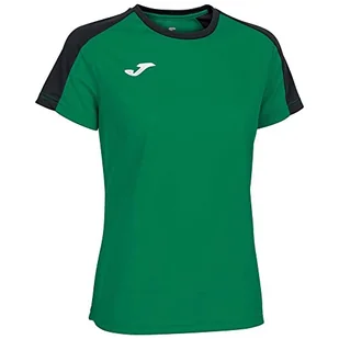 Joma Eco Championship T-shirt damski z krótkim rękawem, zielony/czarny, M - Koszulki i topy damskie - miniaturka - grafika 1
