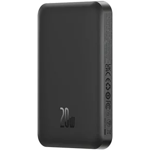 Baseus Magnetyczny mini powerbank 5000mAh 20W Czarny - Powerbanki - miniaturka - grafika 1