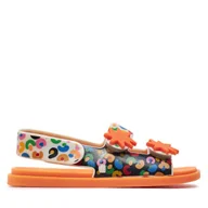 Buty dla dziewczynek - Sandały Melissa Mini Melissa Estrelar + Fabula Inf 35720 Orange/Multicolour AT506 - miniaturka - grafika 1